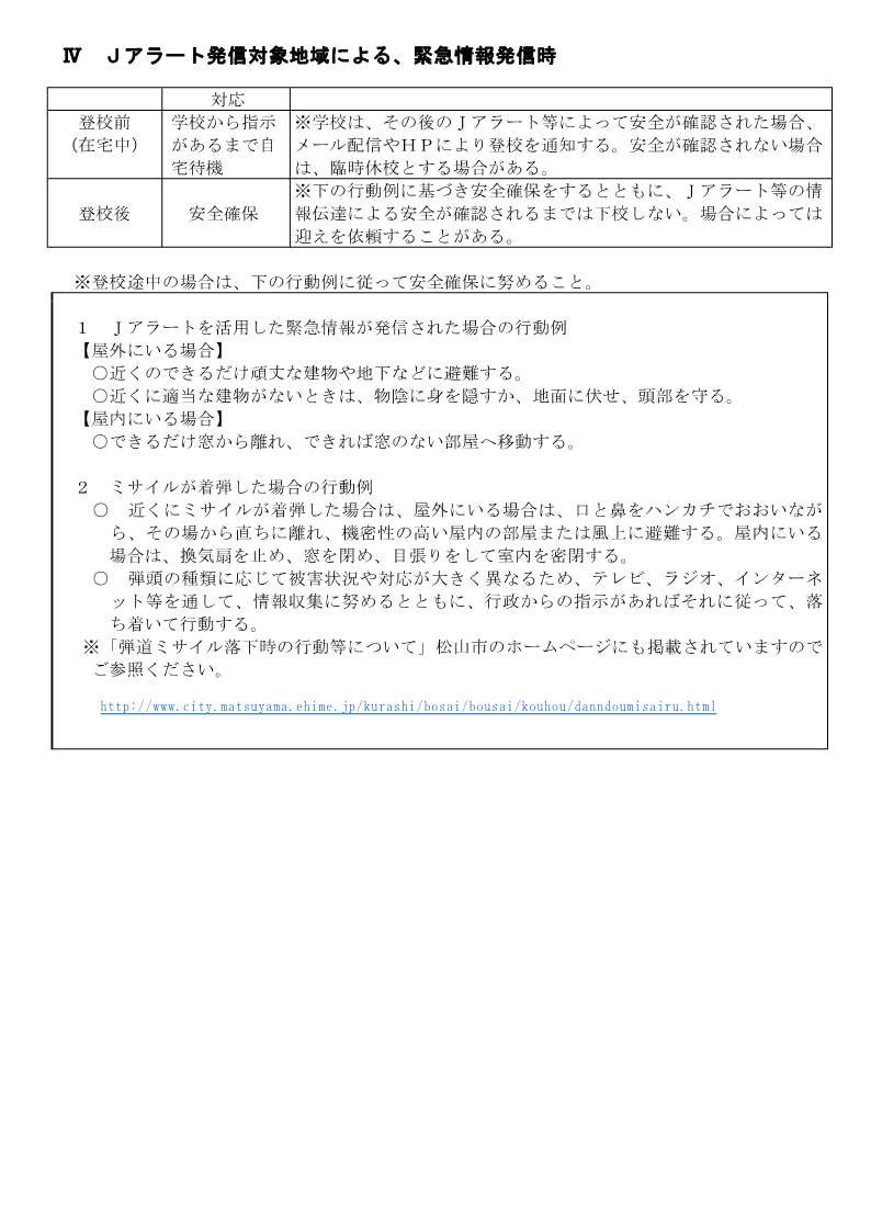 Ｒ６年度　警報発令時（非常変災時）の対応について　_2